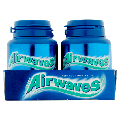 Airwaves Menthol & Eucalyptus Sugarfree Chewing Gum Bottle 46 Pieces 64g - UK Food & Drink - 4009900426039
