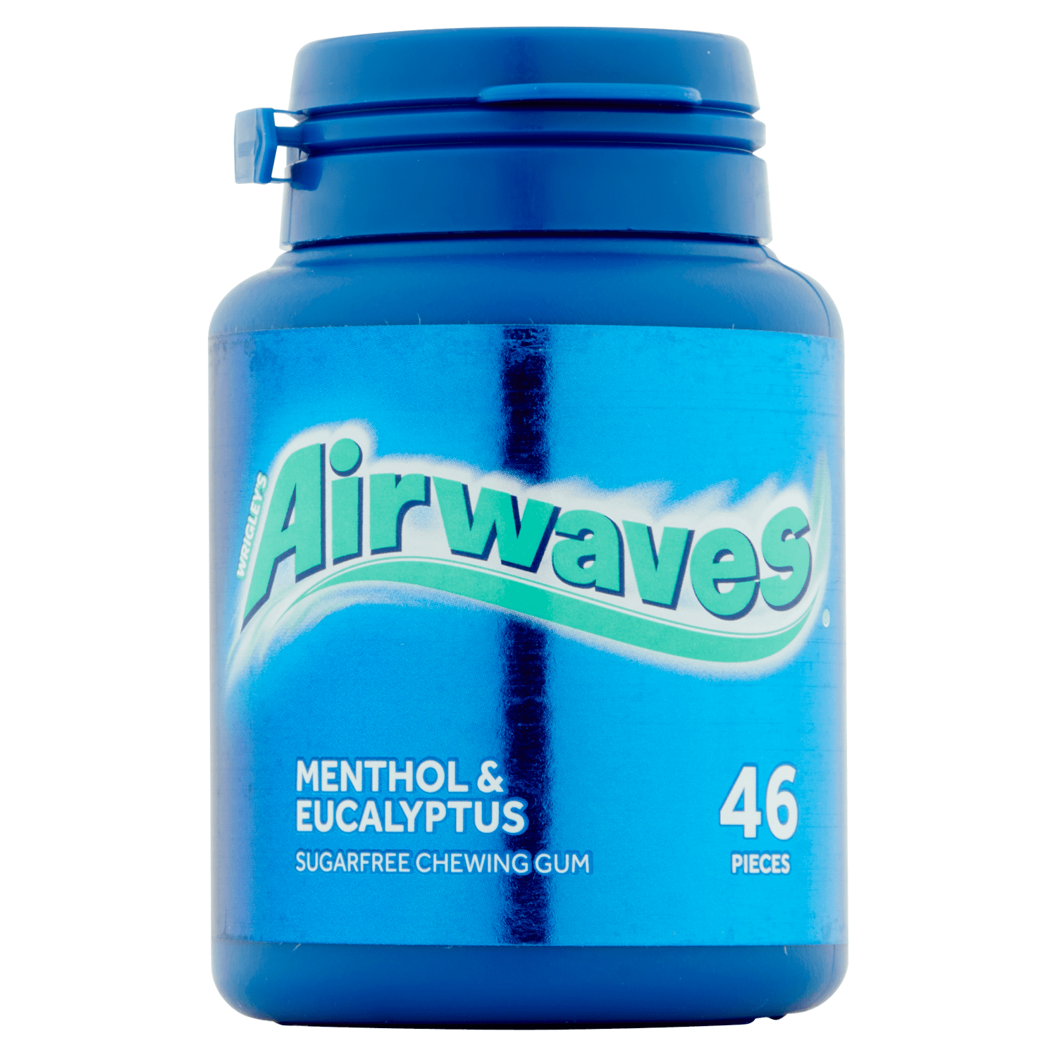 Airwaves Menthol & Eucalyptus Sugarfree Chewing Gum Bottle 46 Pieces 64g - UK Food & Drink - 4009900426039
