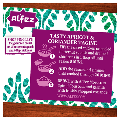 Al'Fez Apricot & Coriander Tagine Sauce 450g - UK Food & Drink - 5010338000141
