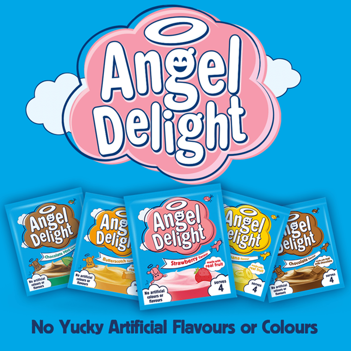 Angel Delight Chocolate Flavour 59g - UK Food & Drink - 5000354770302
