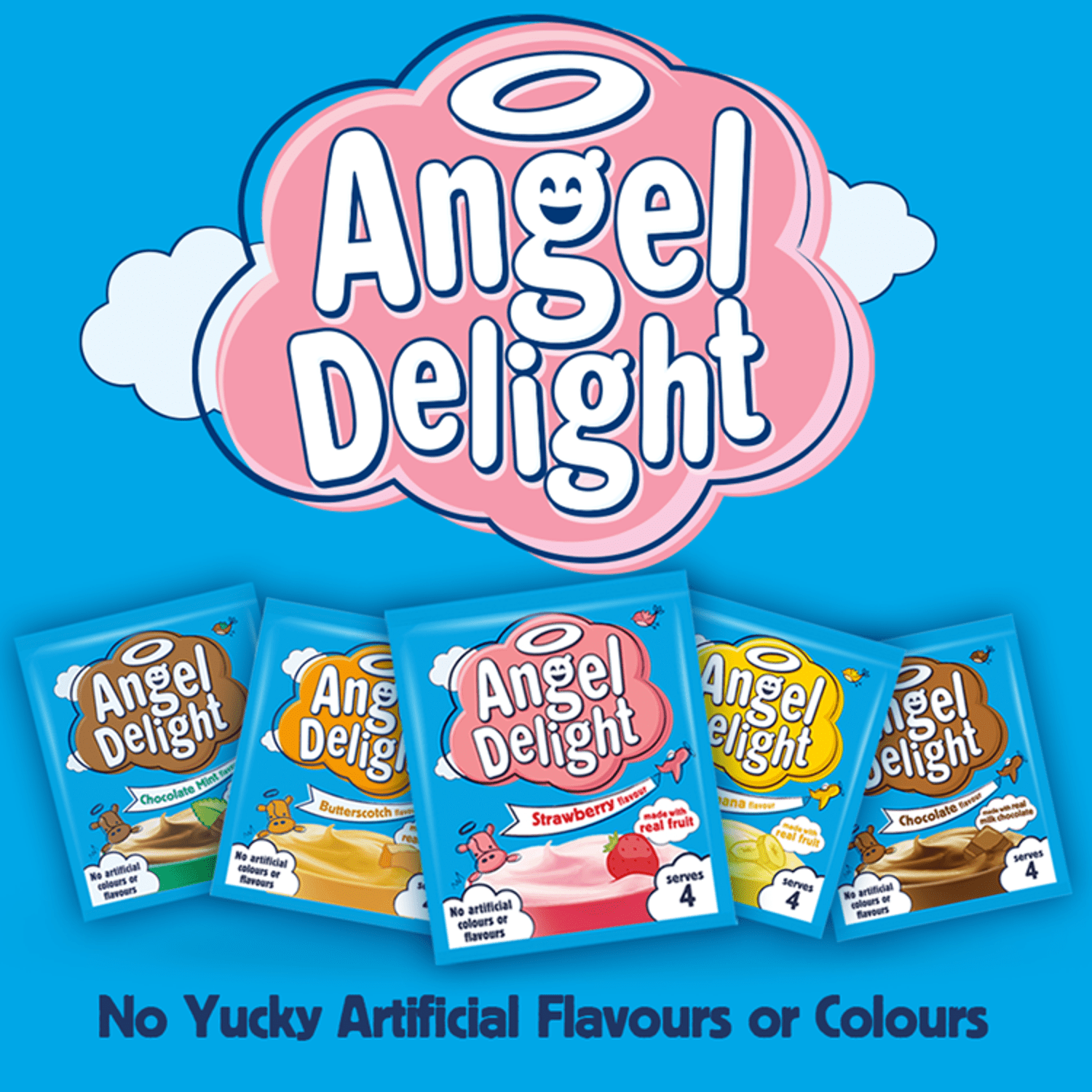 Angel Delight Chocolate Flavour 59g - UK Food & Drink - 5000354770302