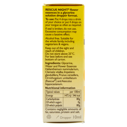 Bach Rescue Night Dropper 10ml - UK Food & Drink - 5000488104479