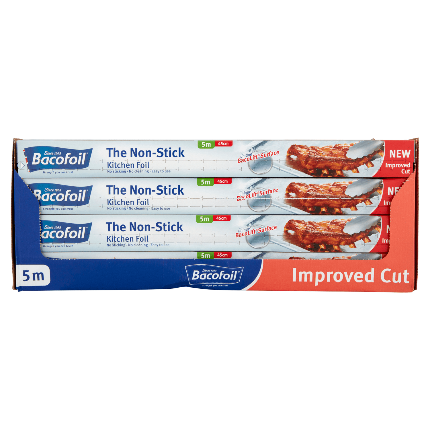 Bacofoil The Non - Stick Kitchen Foil 45cm x 5m - UK Food & Drink - 5011558015489