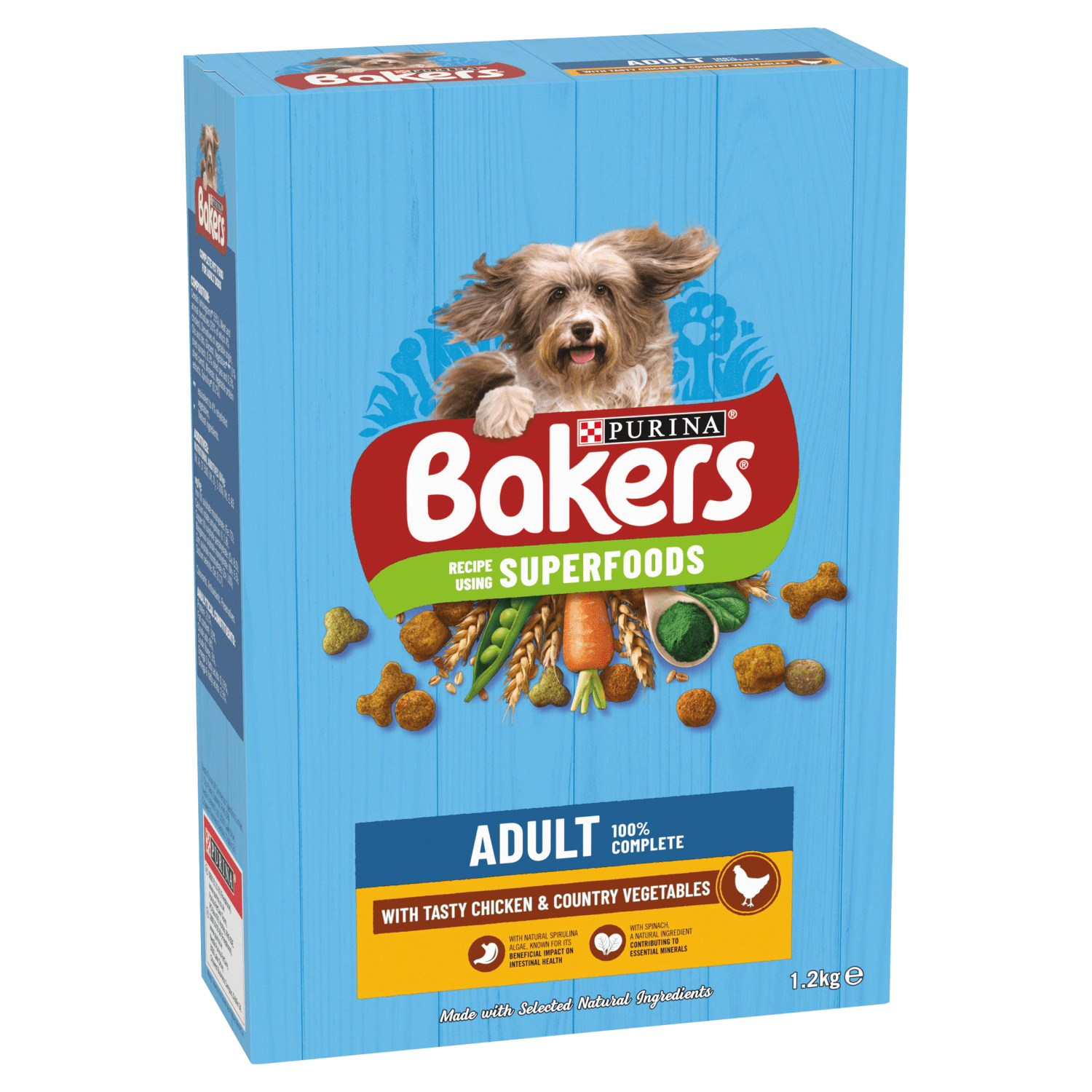Bakers Adult with Tasty Chicken & Country Vegetables 1.2kg - UK Food & Drink - 7613036288620