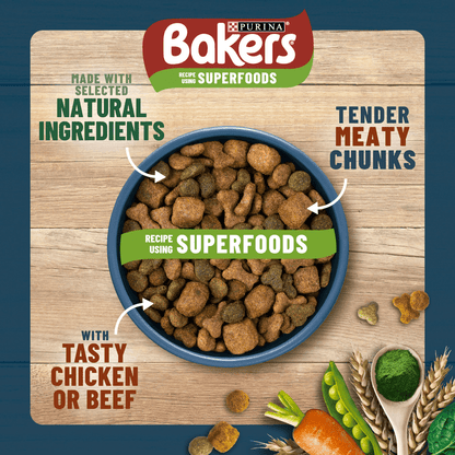 Bakers Adult with Tasty Chicken & Country Vegetables 1.2kg - UK Food & Drink - 7613036288620