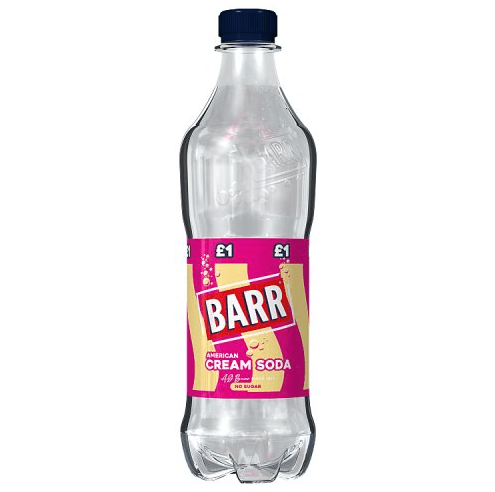 Barr American Cream Soda 500ml PM£1 - UK Food & Drink - 5000382124443