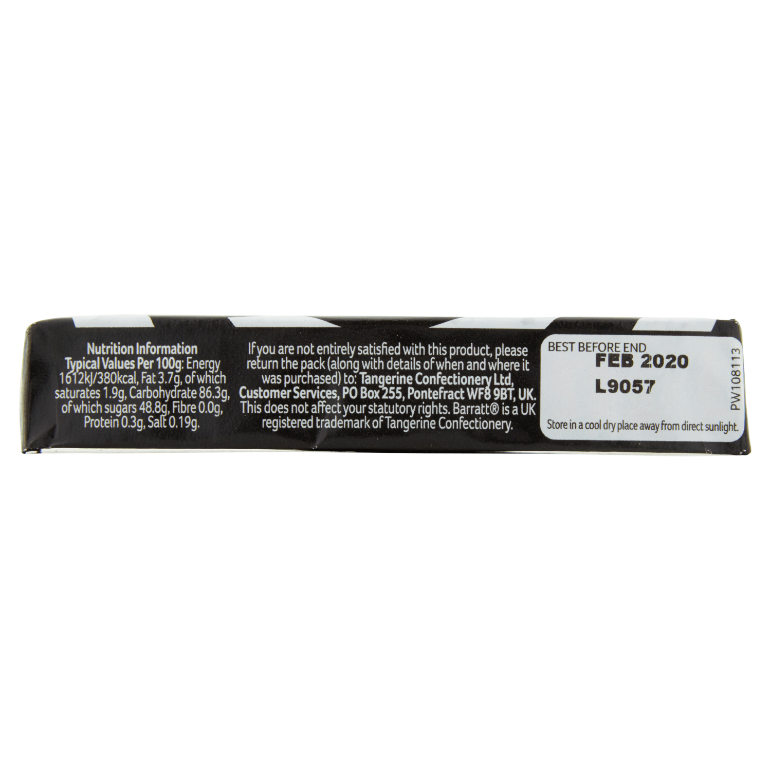 Barratt Black Jack Chews 36g - UK Food & Drink - 5023274045602