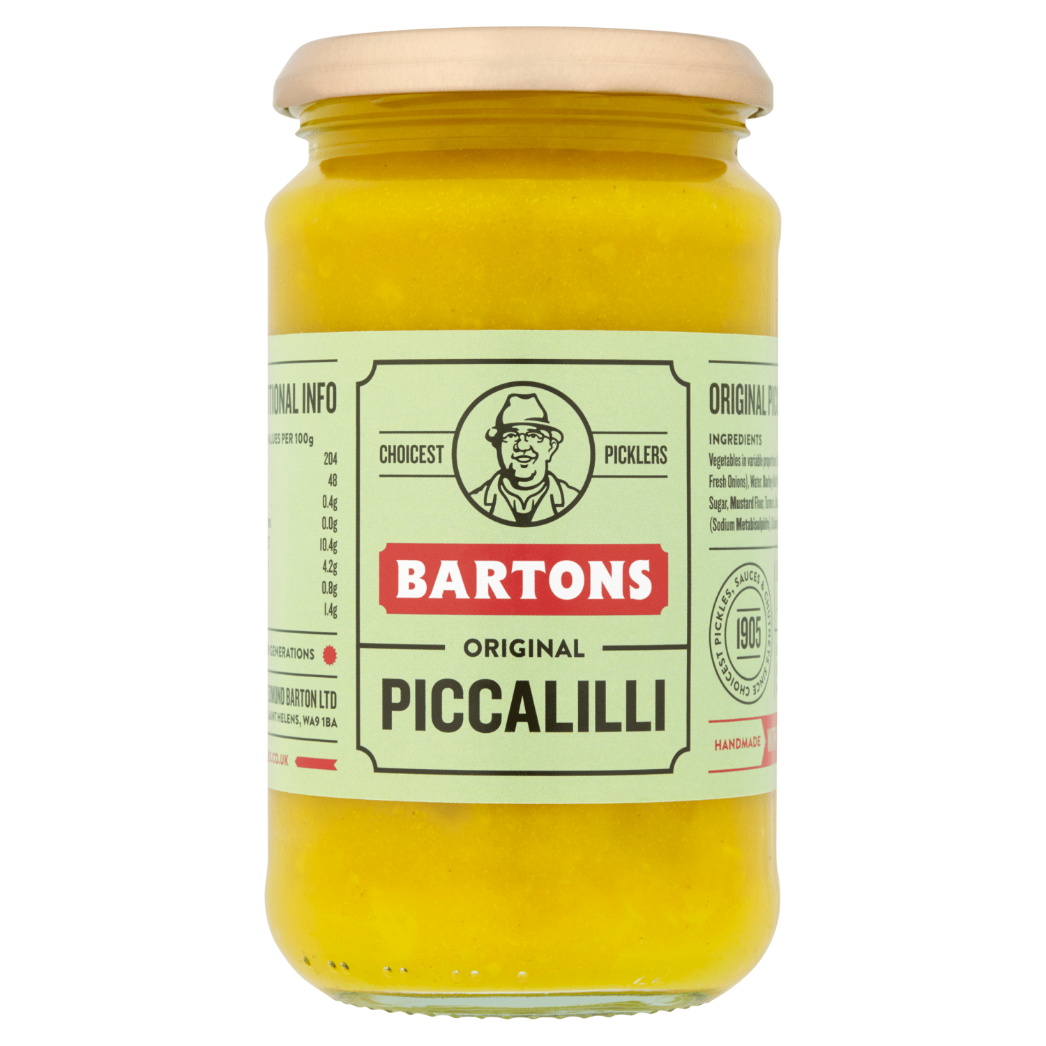 Bartons Original Piccalilli 439g - UK Food & Drink - 50553051