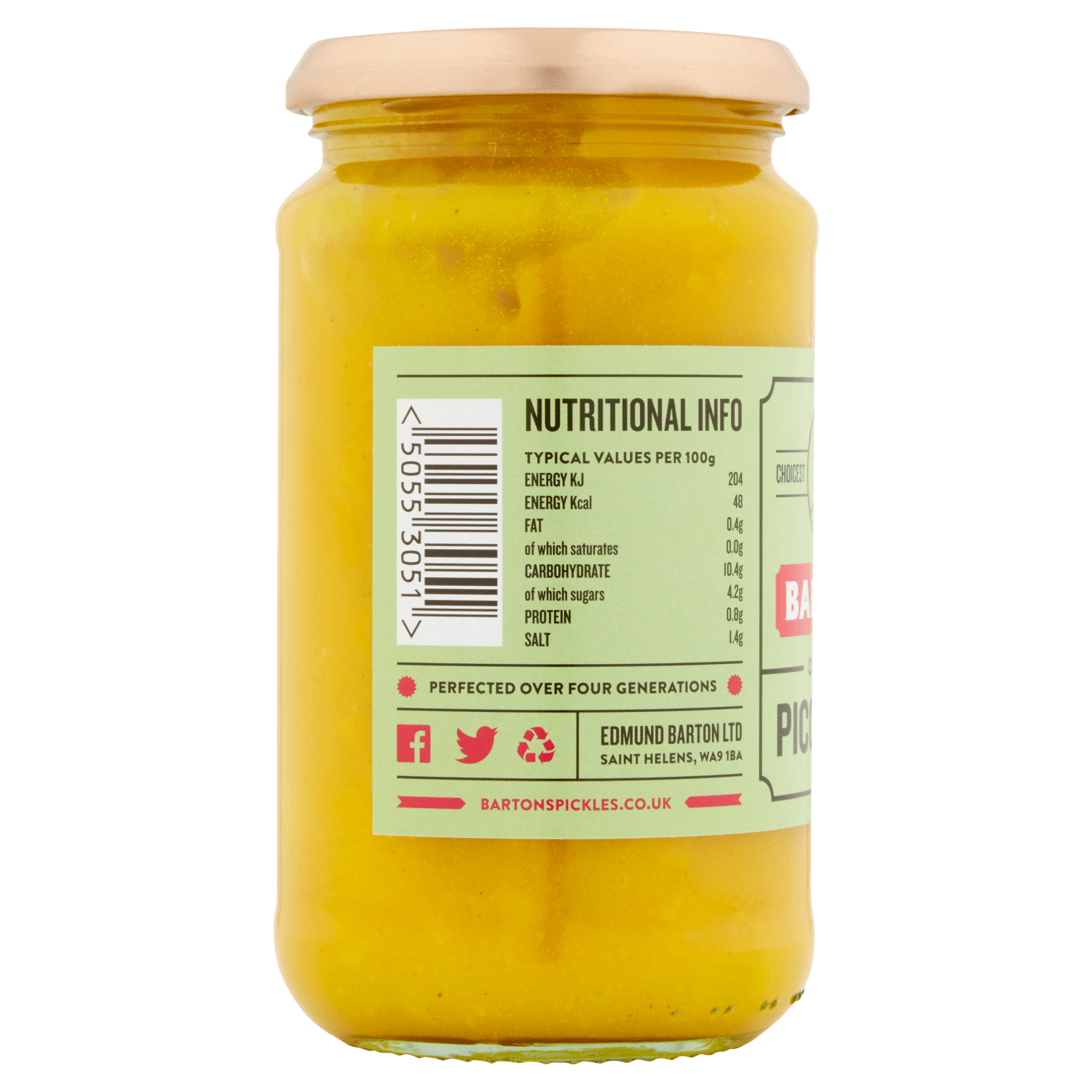 Bartons Original Piccalilli 439g - UK Food & Drink - 50553051