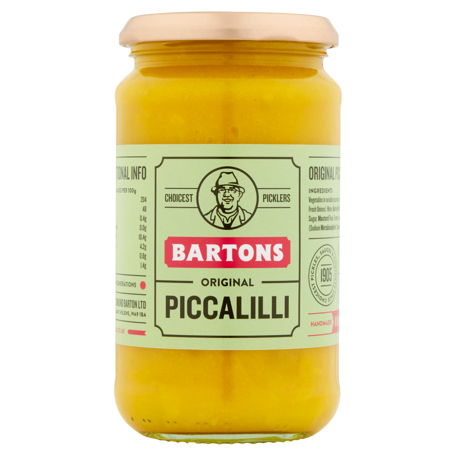 Bartons Original Piccalilli 439g - UK Food & Drink - 50553051
