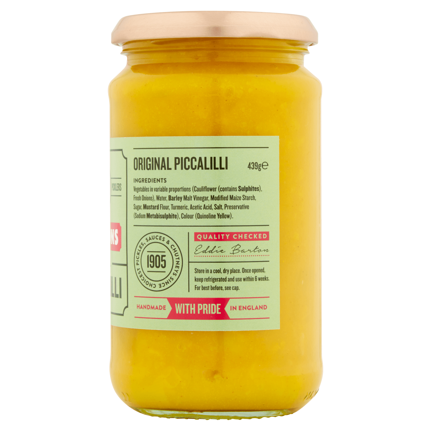 Bartons Original Piccalilli 439g - UK Food & Drink - 50553051