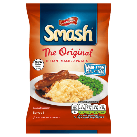 Batchelors Smash The Original Instant Mashed Potato 176g - UK Food & Drink - 5000183038031