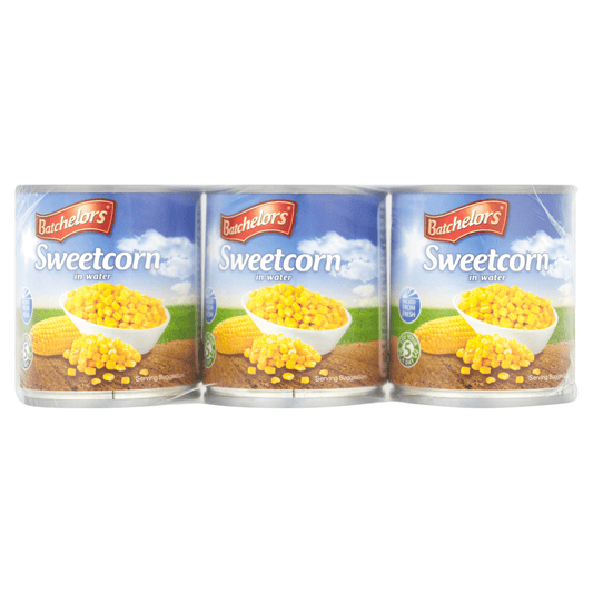 Batchelors Sweetcorn in Water 3 x 180g - UK Food & Drink - 5000232881922