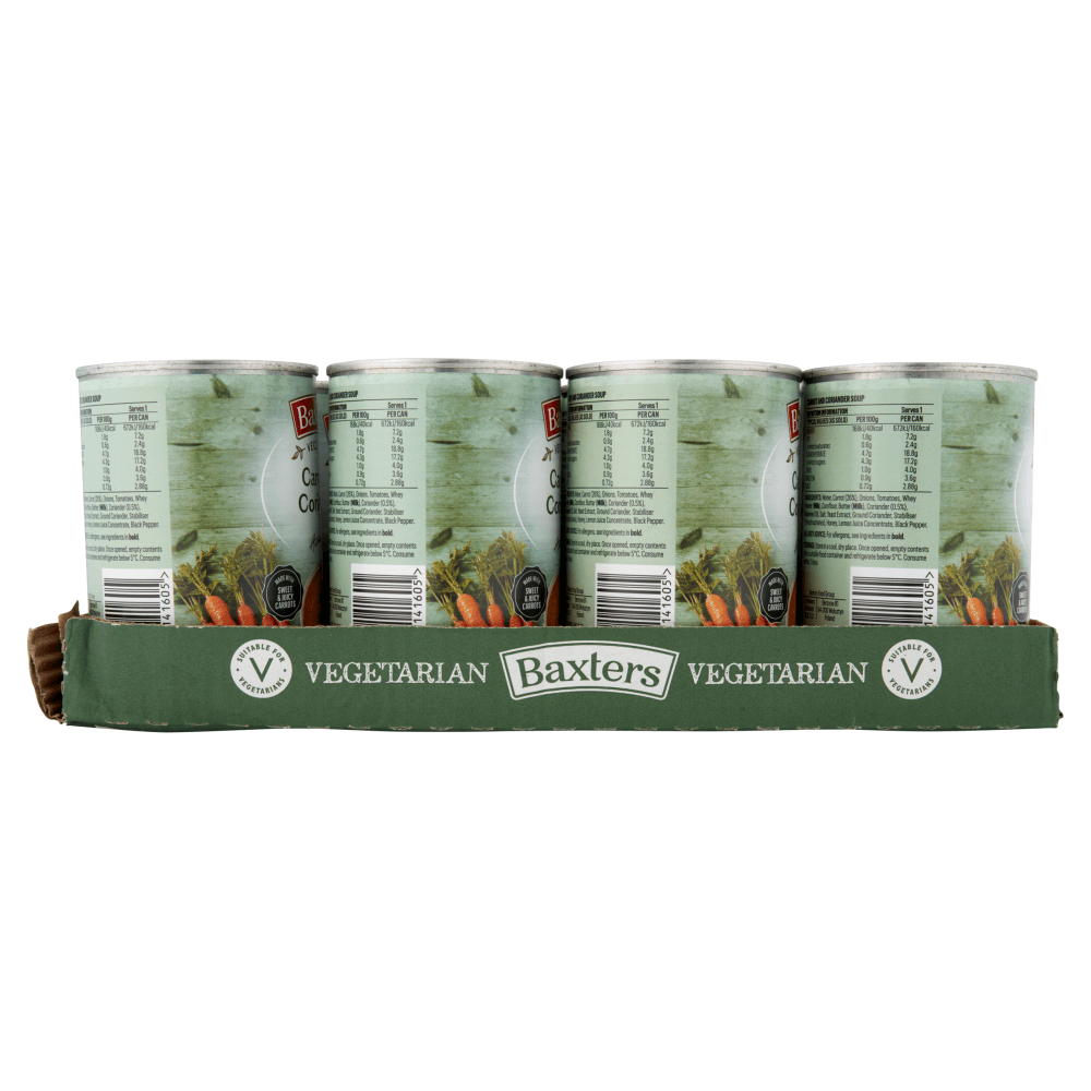 Baxters Vegetarian Carrot & Coriander 400g - UK Food & Drink - 5012427141605
