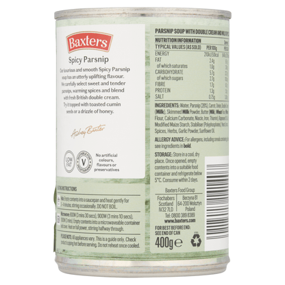 Baxters Vegetarian Spicy Parsnip 400g - UK Food & Drink - 5012427141407