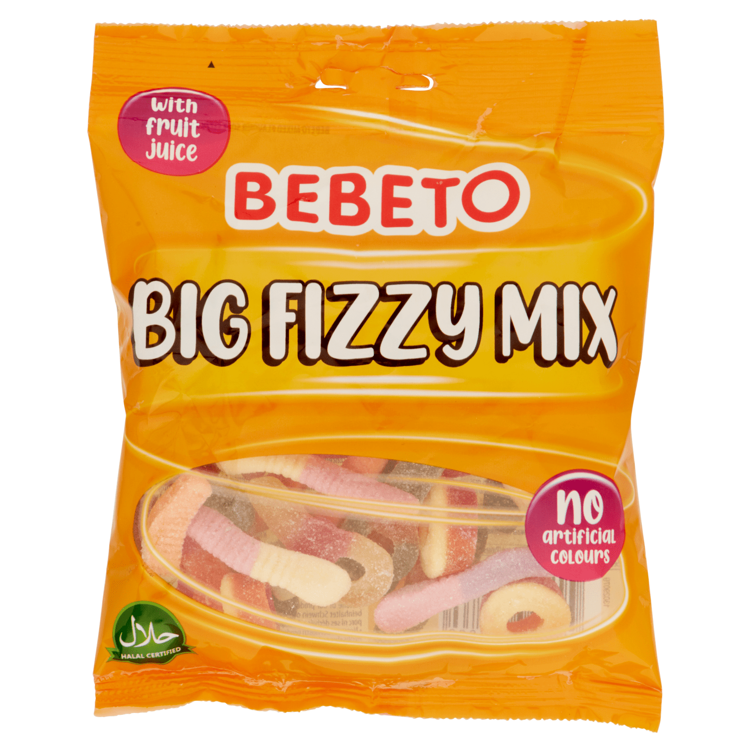 Bebeto Big Fizzy Mix 150g - UK Food & Drink - 8690146154860