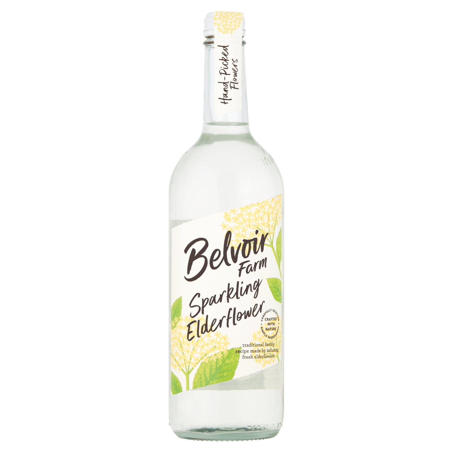 Belvoir Farm Sparkling Elderflower 750ml - UK Food & Drink - 5022019010110