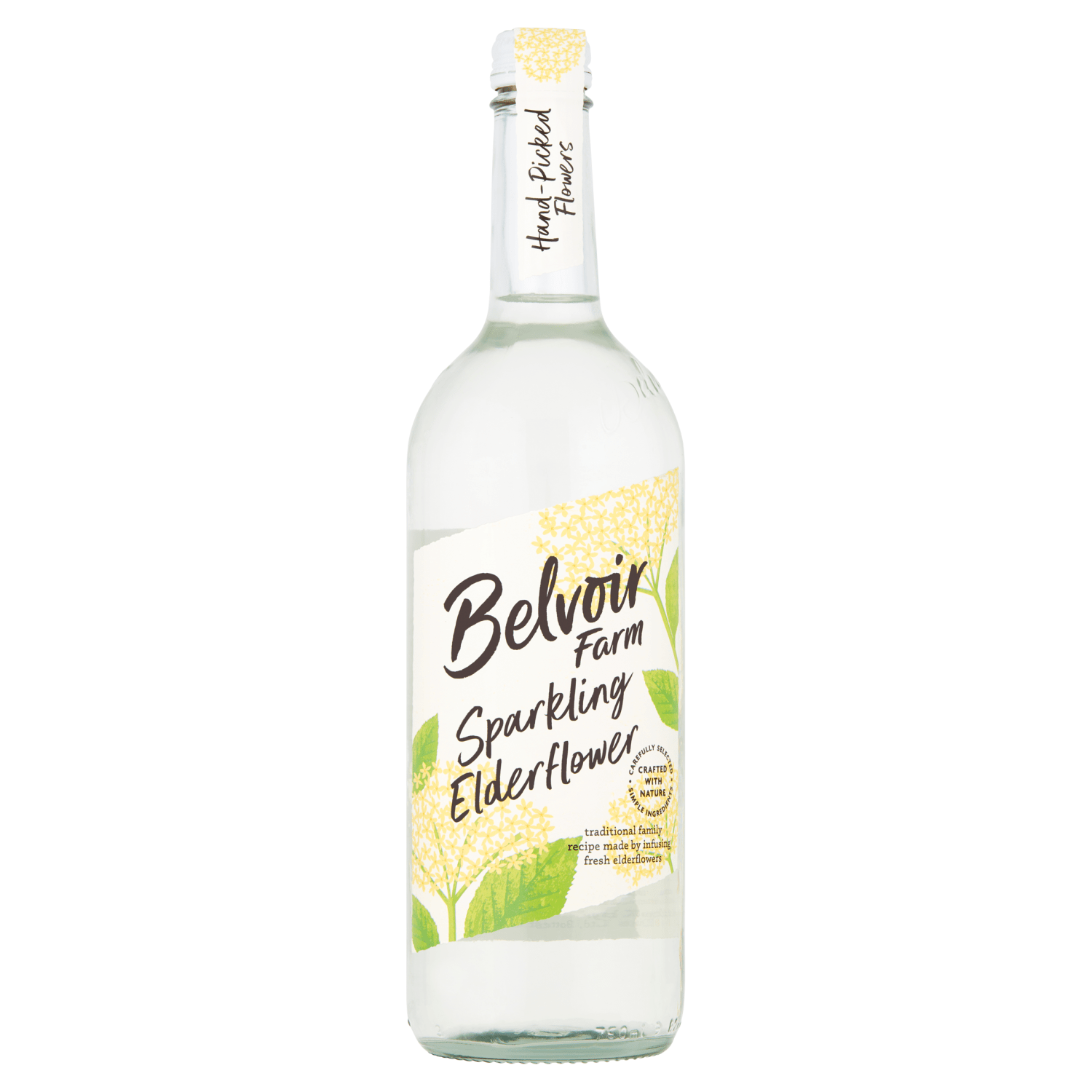 Belvoir Farm Sparkling Elderflower 750ml - UK Food & Drink - 5022019010110