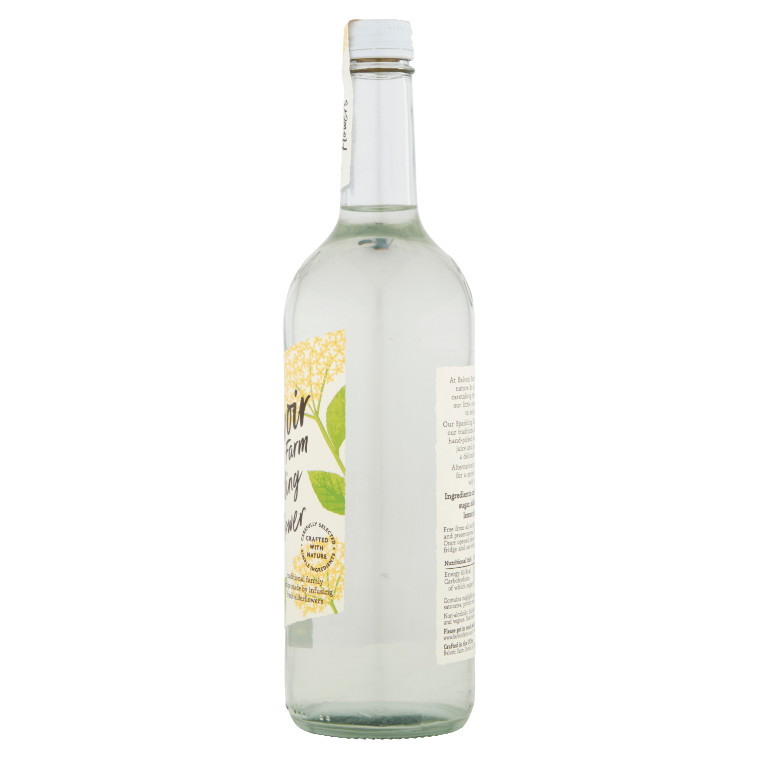 Belvoir Farm Sparkling Elderflower 750ml - UK Food & Drink - 5022019010110