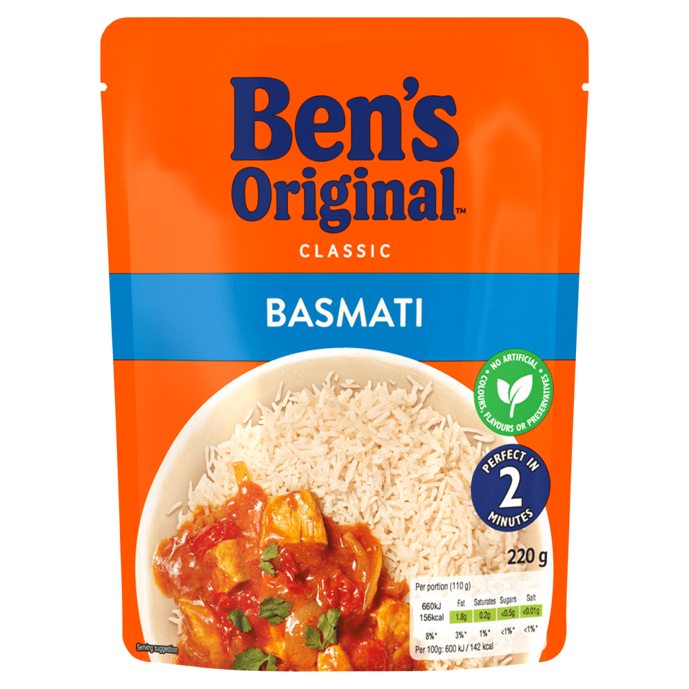 Ben's Original Classic Basmati 220g - UK Food & Drink - 5010034013681