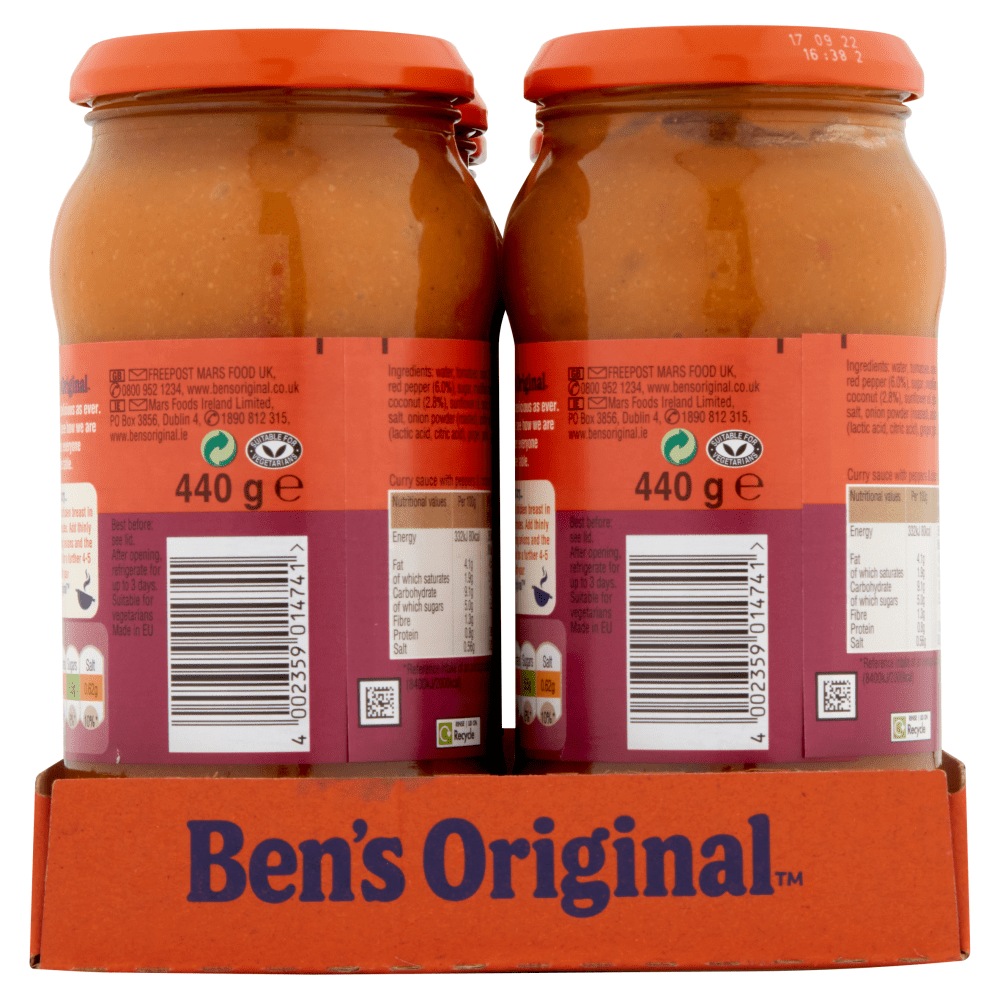 Ben's Original Medium Curry Sauce 440g - UK Food & Drink - 4002359014741