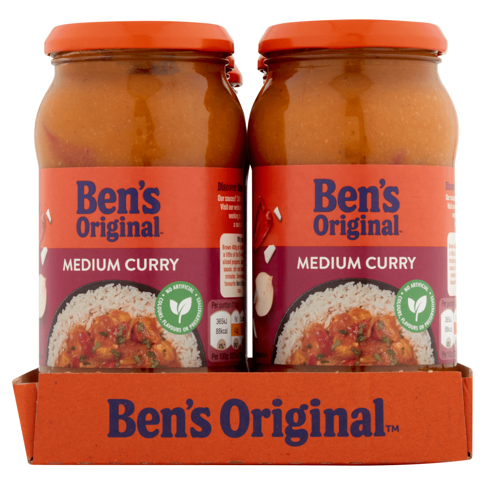 Ben's Original Medium Curry Sauce 440g - UK Food & Drink - 4002359014741