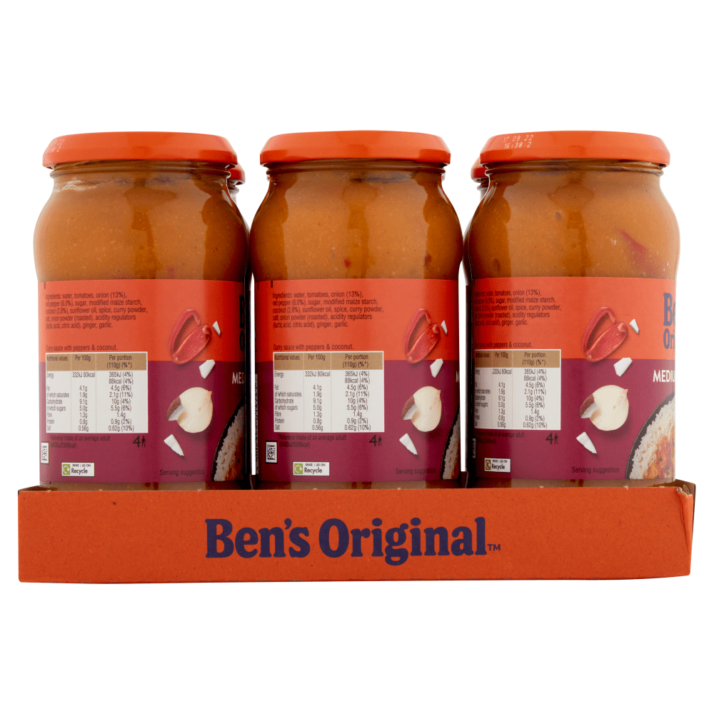 Ben's Original Medium Curry Sauce 440g - UK Food & Drink - 4002359014741