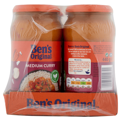 Ben's Original Medium Curry Sauce 440g - UK Food & Drink - 4002359014741