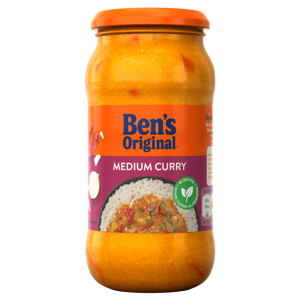 Ben's Original Medium Curry Sauce 440g - UK Food & Drink - 4002359014741