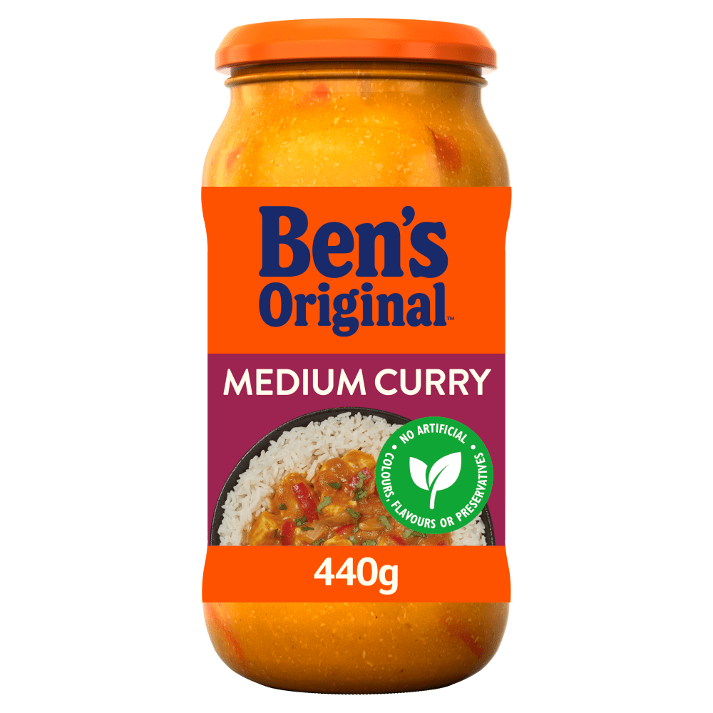 Ben's Original Medium Curry Sauce 440g - UK Food & Drink - 4002359014741