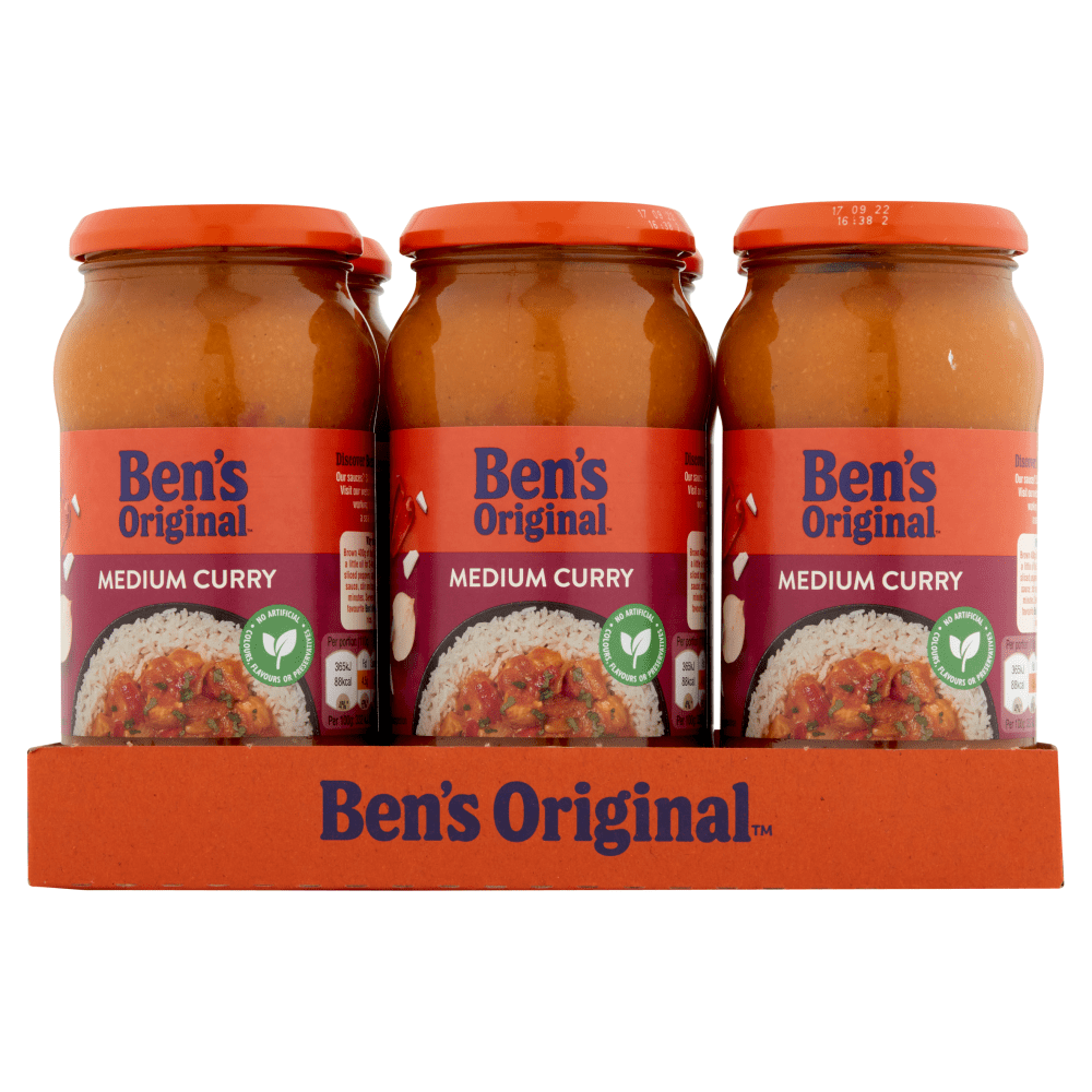 Ben's Original Medium Curry Sauce 440g - UK Food & Drink - 4002359014741