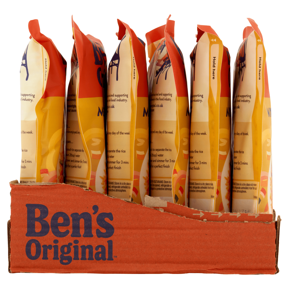 Ben's Original Mixed Pepper Microwave Rice 220g - UK Food & Drink - 5010034014176