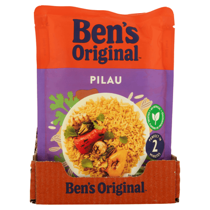 Ben's Original Pilau Microwave Rice 220g - UK Food & Drink - 5010034013810