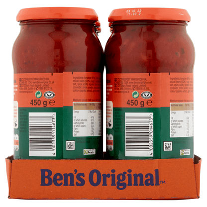Ben's Original Sauce for Chilli Con Carne Medium 450g - UK Food & Drink - 4002359014673