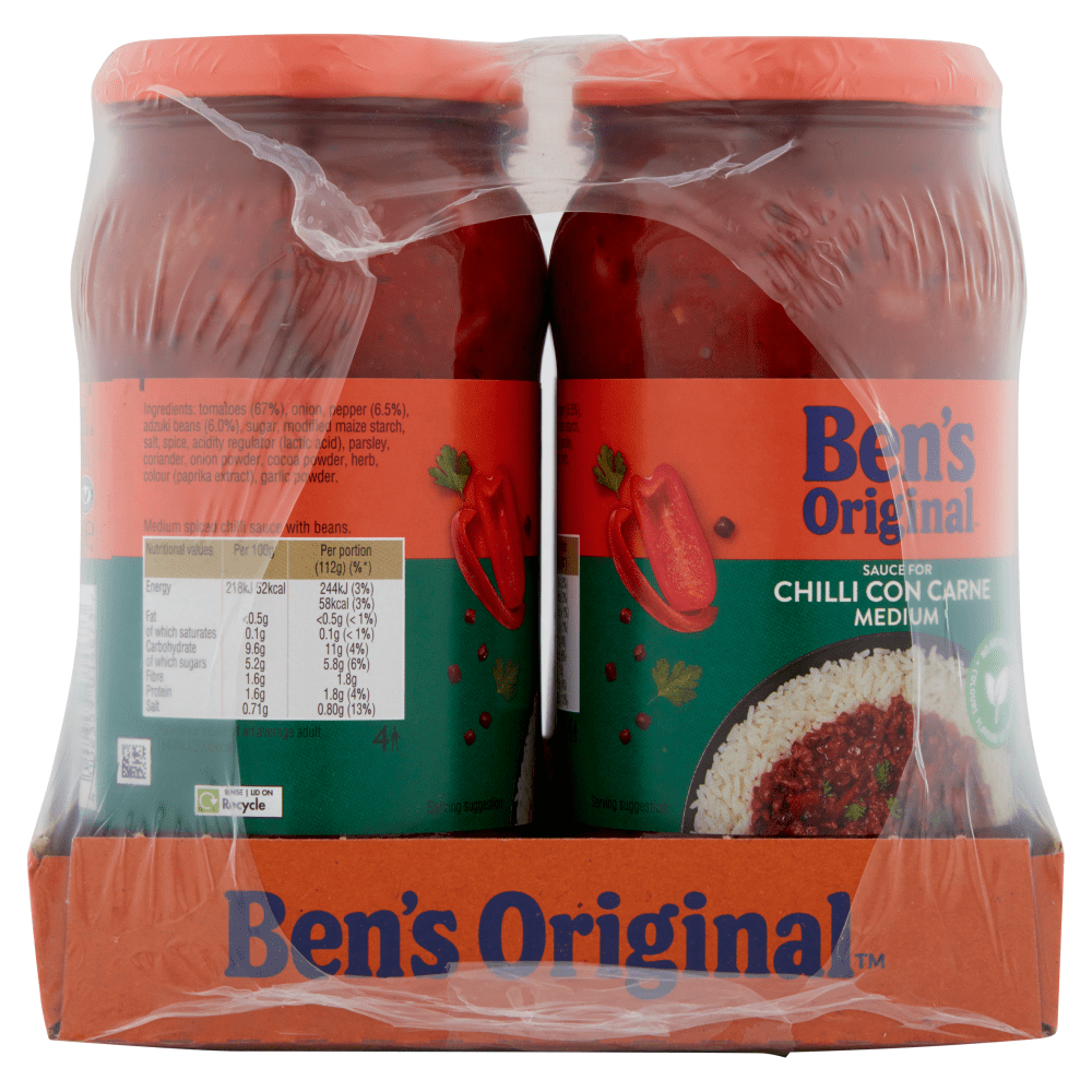 Ben's Original Sauce for Chilli Con Carne Medium 450g - UK Food & Drink - 4002359014673