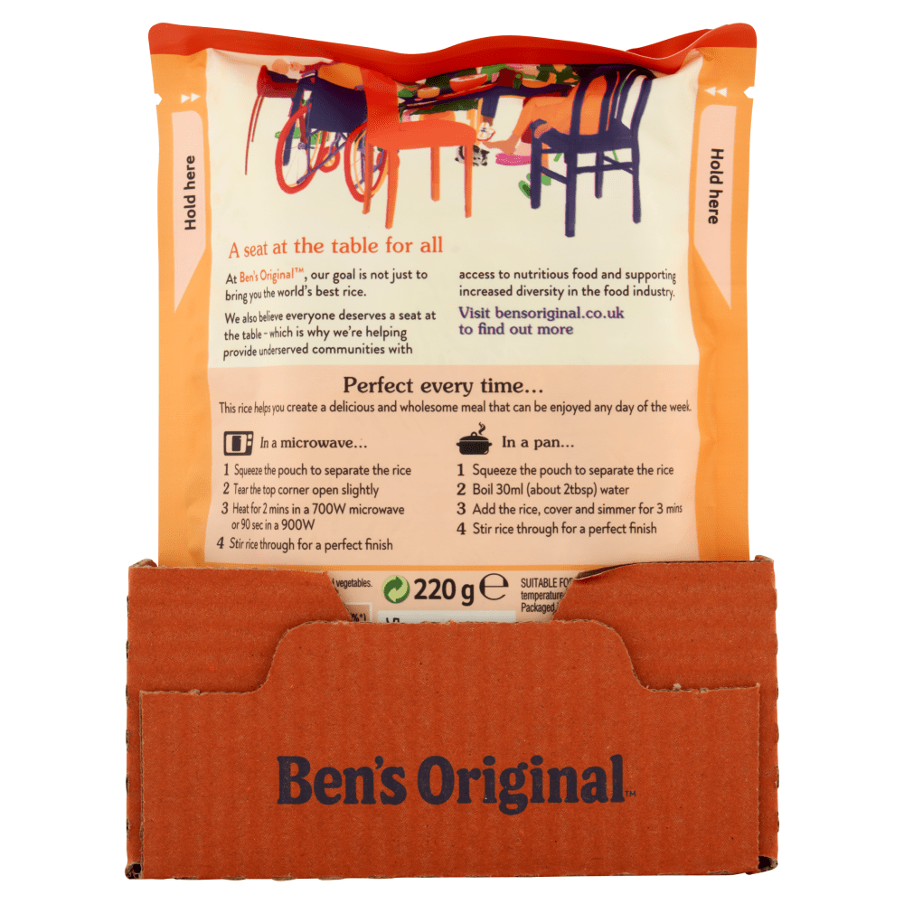 Ben's Original Savoury Chicken Microwave Rice 220g - UK Food & Drink - 5010034013957