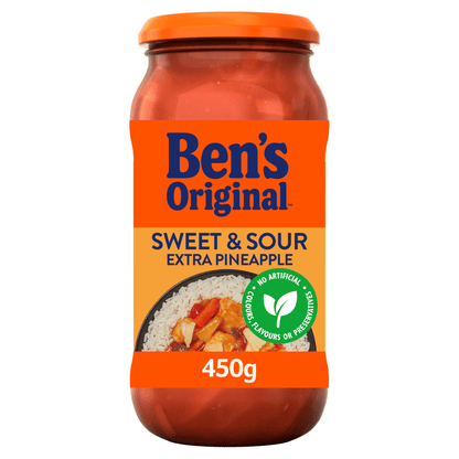 Ben's Original Sweet & Sour Extra Pineapple Sauce 450g - UK Food & Drink - 4002359014802