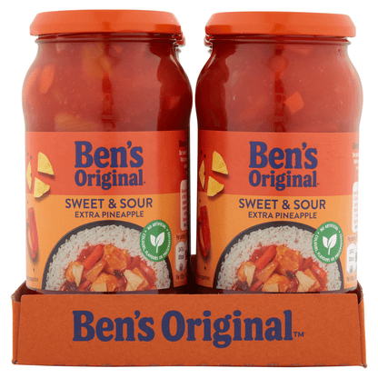 Ben's Original Sweet & Sour Extra Pineapple Sauce 450g - UK Food & Drink - 4002359014802