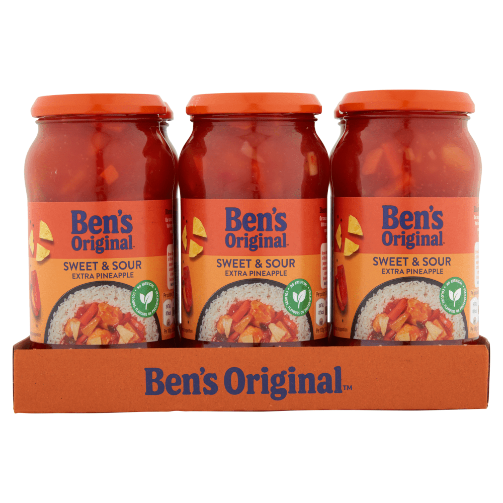 Ben's Original Sweet & Sour Extra Pineapple Sauce 450g - UK Food & Drink - 4002359014802