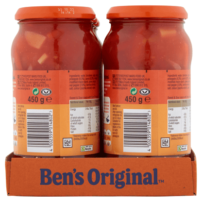 Ben's Original Sweet & Sour Extra Pineapple Sauce 450g - UK Food & Drink - 4002359014802