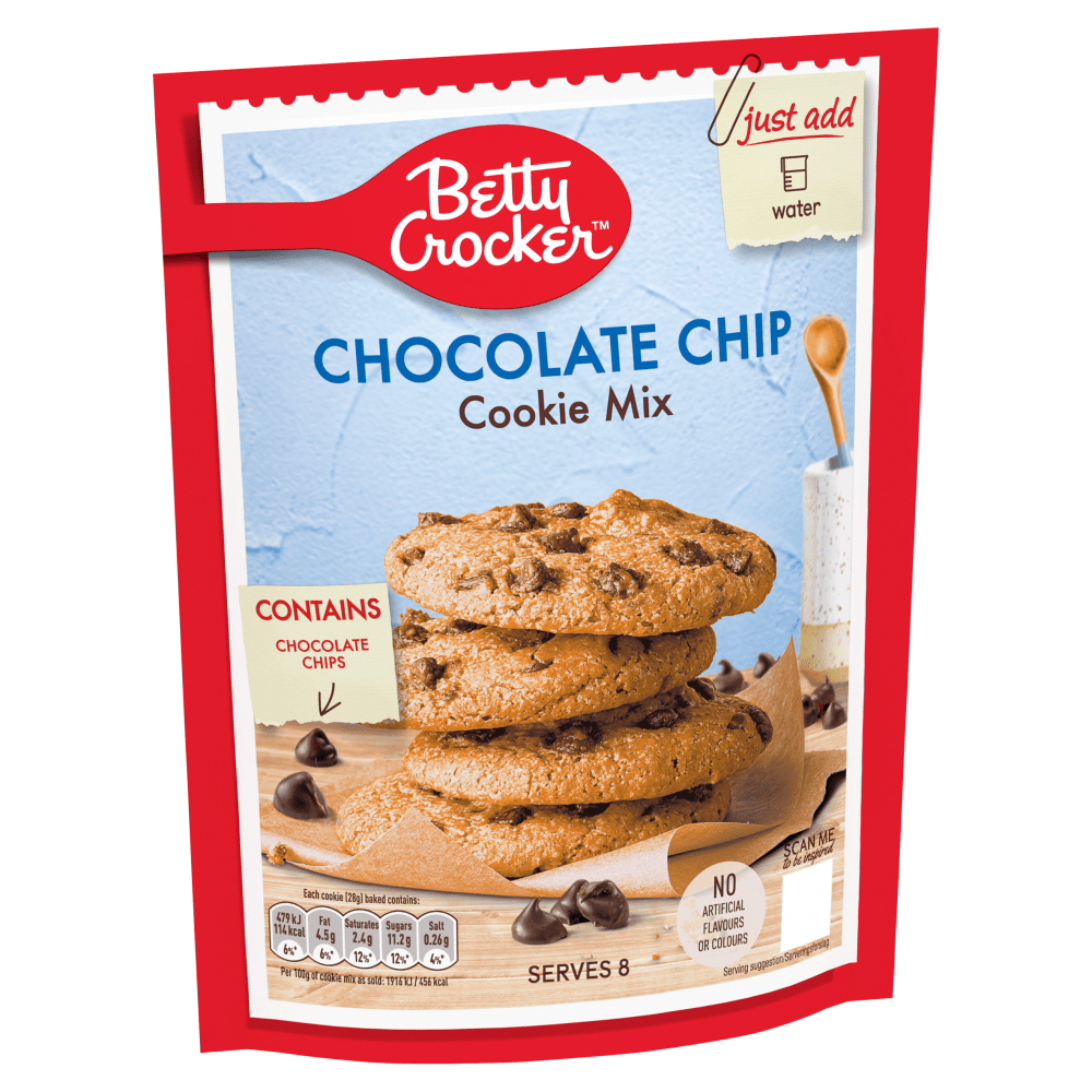 Betty Crocker Chocolate Chip Cookie Mix 200g - UK Food & Drink - 8906000220603