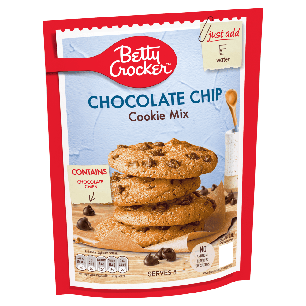Betty Crocker Chocolate Chip Cookie Mix 200g - UK Food & Drink - 8906000220603