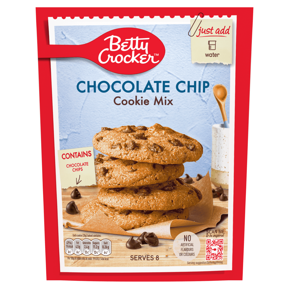 Betty Crocker Chocolate Chip Cookie Mix 200g - UK Food & Drink - 8906000220603
