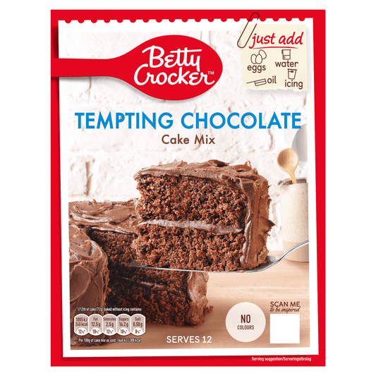 Betty Crocker Tempting Chocolate Cake Mix 425g - UK Food & Drink - 5010084903659