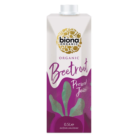 Biona Organic Beetroot Pressed Juice 0.5L - UK Food & Drink - 5032722312357
