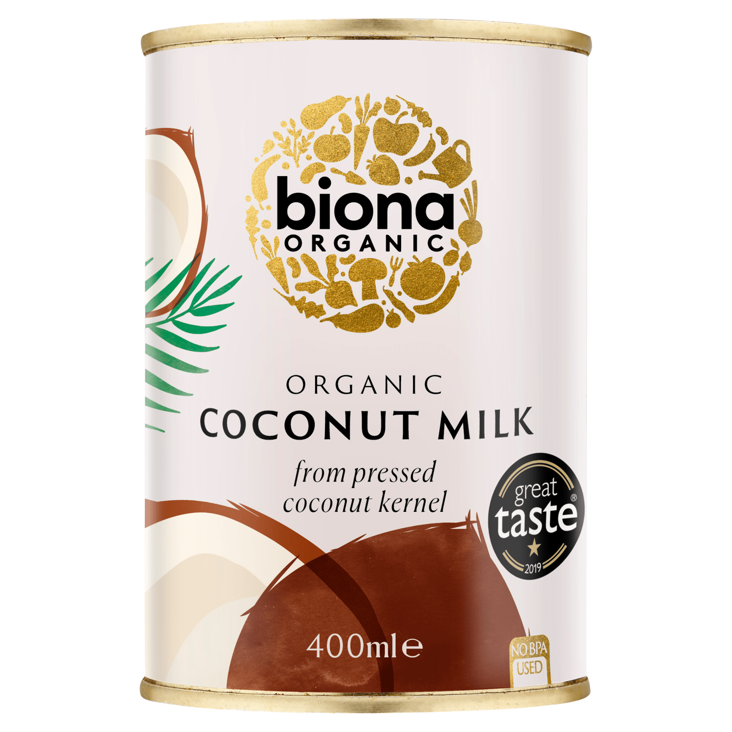 Biona Organic Coconut Milk 400ml - UK Food & Drink - 5032722304413