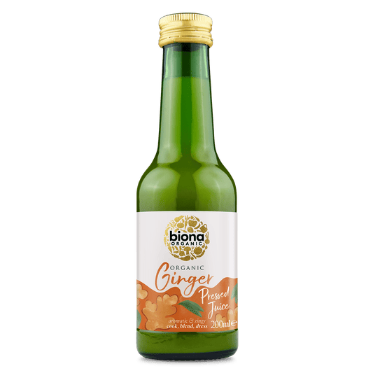 Biona Organic Ginger Pressed Juice 200ml - UK Food & Drink - 5032722315778