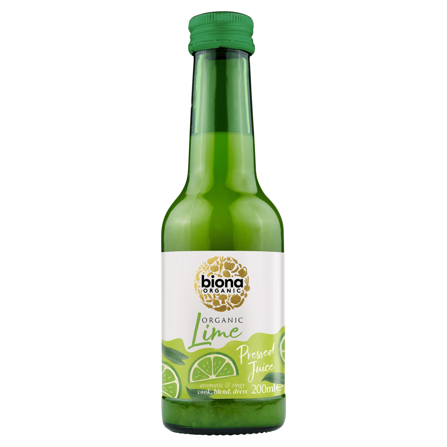 Biona Organic Lime Juice 200ml - UK Food & Drink - 5032722317024