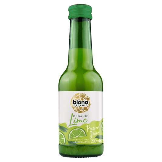 Biona Organic Lime Juice 200ml - UK Food & Drink - 5032722317024