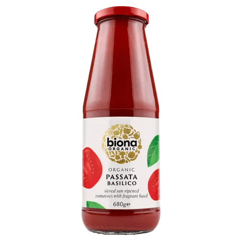 Biona Passata Basilico - With Fresh Basil Organic - UK Food & Drink - 5032722306318